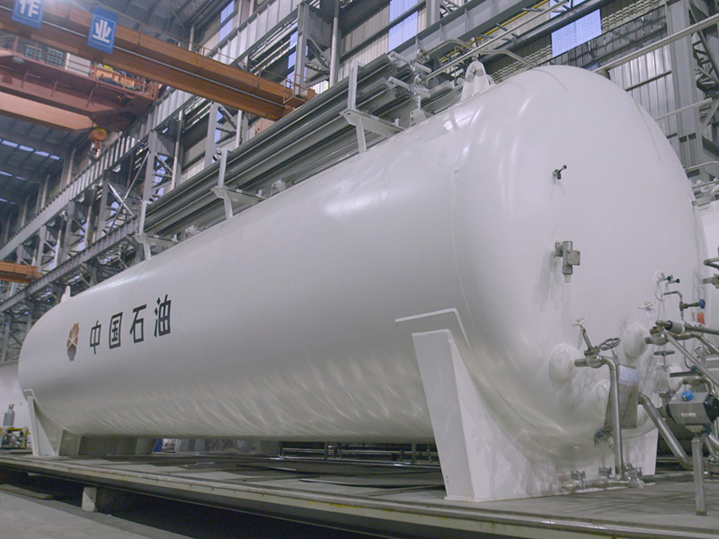 LNG Horizontal Type Cryogenic Storage Tank