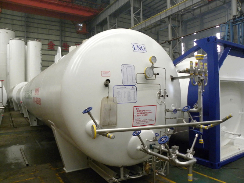 60m3 Cryogenic LNG Storage Tank with low to high pressure