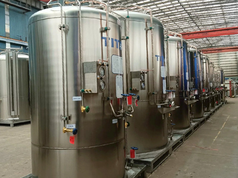 Lox/Lin/Lar/LNG/Lco2 Cryogenic Liquid Storage Stainless Steel Tank